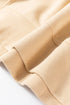 'Stellarae' Striped Long Sleeve Beige Sweater - Celes Fashion